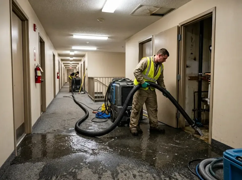 multi-unit-apartment-hallway-f-005 — frequently asked questions, Emergency Burst Pipe Water Extraction & Removal in Gap, PA